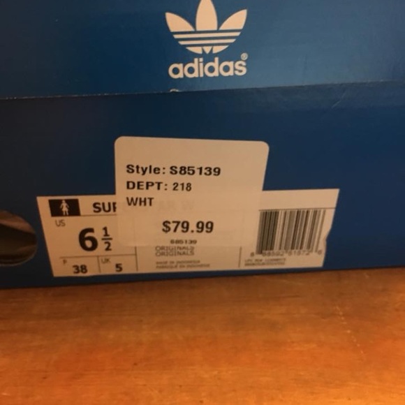 Adidas Superstar Shell Toe Size 6 1/2 Women’s - Picture 4 of 4